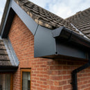 Aluminium Fascia Board Sample — RAL 7016 / 'U' Return (in use)