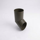 76mm Diameter Flush Joint Aluminium Downpipe Shoe — RAL 7022