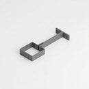 Adjustable Aluminium Pipe Clip 72×72mm – Flush Joint Downpipe — RAL 7037