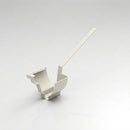Moulded Ogee Gutter Top Rafter Bracket 125 x 100mm — RAL 9010