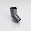 Flush Joint Aluminium Downpipe Bends 63mm Diameter — RAL 7021 / 112.5 Deg