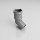 Traditional Aluminium Downpipe Bends 63mm Dia 92.5° 112.5° — RAL 7037 / 112.5 Degrees