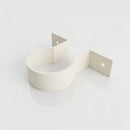 Aluminium Downpipe Clip 76mm Diameter — RAL 9010