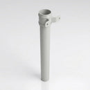 Aluminium Downpipe Length Eared Socket 63mm Dia x 3m — RAL 7035