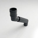 Traditional Adjustable Swanneck 63mm Diameter Aluminium Downpipe — RAL 7021