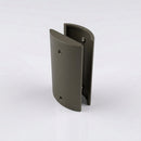 76mm Diameter Aluminium Downpipe Access Plate — RAL 7022