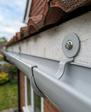 M6 Stainless Steel Washer for Moulded Gutter Direct Fix Brackets (100 pack) — RAL 7035 (in use)
