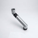 76mm Diameter Flush Joint Adjustable Swanneck Downpipe — RAL 9006