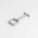 Adjustable Aluminium Pipe Clip 72×72mm – Flush Joint Downpipe — RAL 7035