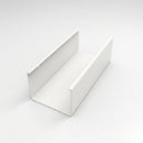Aluminium Box Gutter Sample — 150mm Profile — RAL 9016