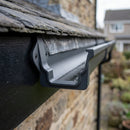 Moulded Ogee Gutter Fascia Bracket 125 x 100mm — RAL 7021 (in use)