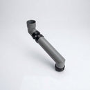 76mm Diameter Flush Joint Adjustable Swanneck Downpipe — RAL 7037