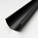 Deepflow Aluminium Gutter Length 130mm × 3m — Textured Black