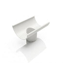 Half Round Aluminium Gutter Outlet 76mm – Marine Grade — RAL 9016