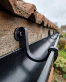 M6 Stainless Steel Washer for Moulded Gutter Direct Fix Brackets (100 pack) — Textured Black (in use)