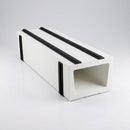 Aluminium Coping Fixing/Joint Brackets 1500mm Centres — RAL 9016