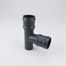 63mm Diameter Traditional Downpipe Branches 92.5° & 112.5° — RAL 7021 / 92.5 Degrees