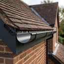 Aluminium Gutter Sample - Standard Profile — RAL 7016 (in use)