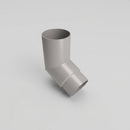 Flush Joint Aluminium Downpipe Bends 63mm Diameter — RAL 7036 / 112.5 Deg