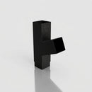 72x72mm Flush Joint Downpipe Branches — 92.5° & 112.5° — Textured Black / 112.5 Degrees