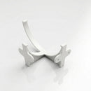 Half Round Aluminium Gutter Fascia Bracket 125mm — RAL 9016