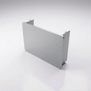 Aluminium Box Gutter Stop End 135 x 100mm — RAL 9006