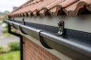 M6 Moulded Gutter Jointing Bolt, Nut & Washer Set (50 Pack) — RAL 7022 (in use)