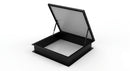 Manual Square Access Hatch 1000mm x 1000mm with Upstand (view 2)
