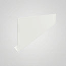 Aluminium Fascia Board Sample — RAL 9016 / 'V' Return