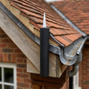 Low Modulus Silicone Sealant for Gutters 380ml Grey — Textured Black (in use)