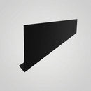 Aluminium Fascia Board Sample — RAL 9005 / 'V' Return
