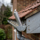 Low Modulus Silicone Sealant for Gutters 380ml Grey — RAL 9006 (in use)