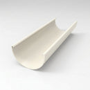Half Round Gutter Sample – Aluminium — RAL 9010