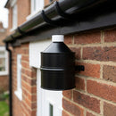 Touch Up Paint 125ml for Downpipe Metal Ends — RAL 9005 (in use)