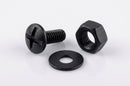 M6 Moulded Gutter Jointing Bolt, Nut & Washer Set (50 Pack) — Textured Black