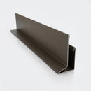V Return Aluminium Fascia Board 30mm 45° 3m — RAL 7022