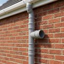 63mm Diameter Traditional Downpipe Branches 92.5° & 112.5° — RAL 9006 / 112.5 Degrees (in use)