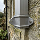 Traditional Downpipe Spare Socket Eared 72x72mm Aluminium