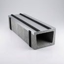 Aluminium Coping Fixing/Joint Brackets 1500mm Centres — RAL 9006