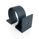 Aluminium Downpipe Clip 63mm Dia with 25mm Wall Offset — RAL 7016