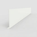 Aluminium Fascia Board Sample — RAL 9016 / 'L' Return