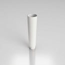 Aluminium Flush Joint Downpipe Sample — RAL 9016 / 76mmØ