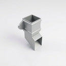 Traditional Aluminium Downpipe Shoe 72x72mm — RAL 9006