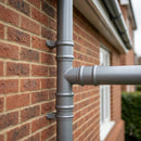 Traditional Aluminium Downpipe Branch 76mm Diameter — RAL 7036 / 112.5 Degrees (in use)