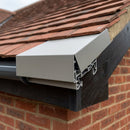 Aluminium Coping Angles 90° – Secret Fix Polyester Powder Coated — RAL 7036 (in use)