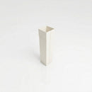 72x72mm Aluminium Gutter Outlet Spigot Extender — RAL 9010