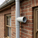 63mm Flush Joint Downpipe Branches – 92.5° or 112.5° Arms — RAL 7035 / 112.5 Deg (in use)