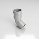 76mm Diameter Traditional Aluminium Downpipe Bends 92.5° & 112.5° — RAL 9006 / 112.5 Degrees