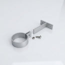 Adjustable Aluminium Pipe Clip 76mm Diameter — RAL 9006