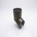 63mm Diameter Flush Joint Aluminium Downpipe Shoe — RAL 7022